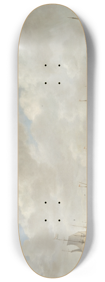 Simon de Vlieger - View of a Beach 8.25 inch art skate deck