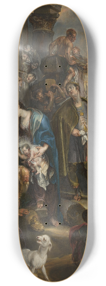 Simon de Vos - Adoration of the Magi 8.25 inch art skate deck