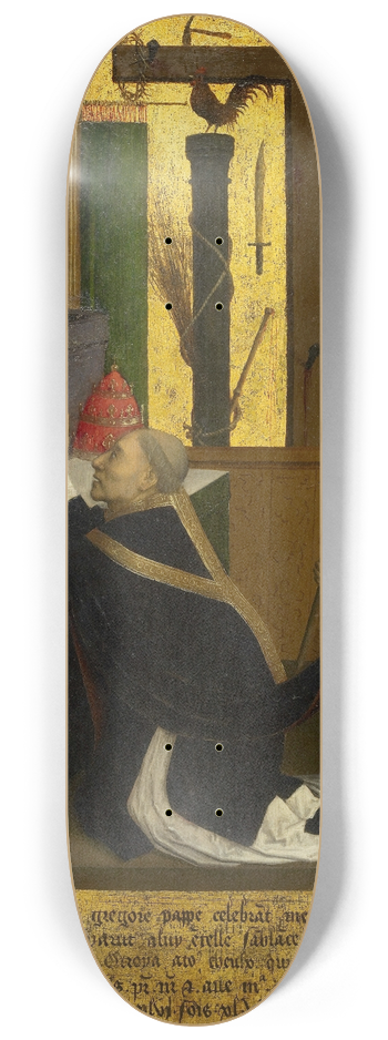 Simon Marmion - The Mass of St. Gregory 8.25 inch art skate deck