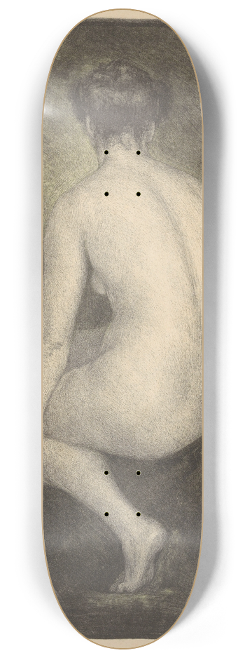 Simon Moulijn - Zittende naakte vrouw 8.25 inch art skate deck