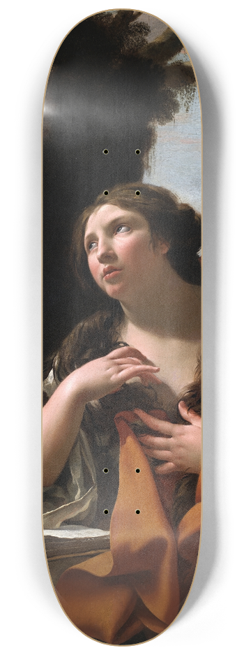 Simon Vouet - Saint Mary Magdalen 8.25 inch art skate deck