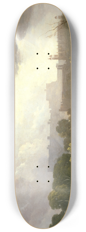 Sir Augustus Wall Callcott - Windsor from Eton 8.25 inch art skate deck