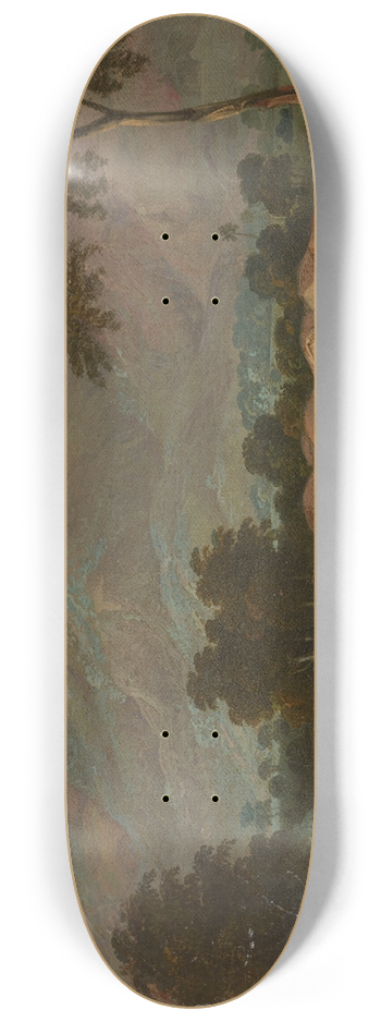 Sir Charles D'Oyly - The road from Calcutta to Patna with an elephant and a camel 8.25 inch art skate deck