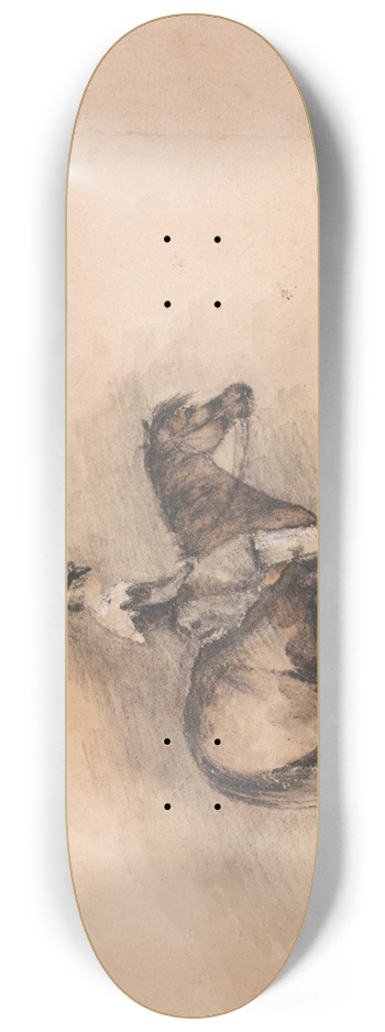 Sir David Wilkie - Johnny and His Pony 8.25 inch art skate deck