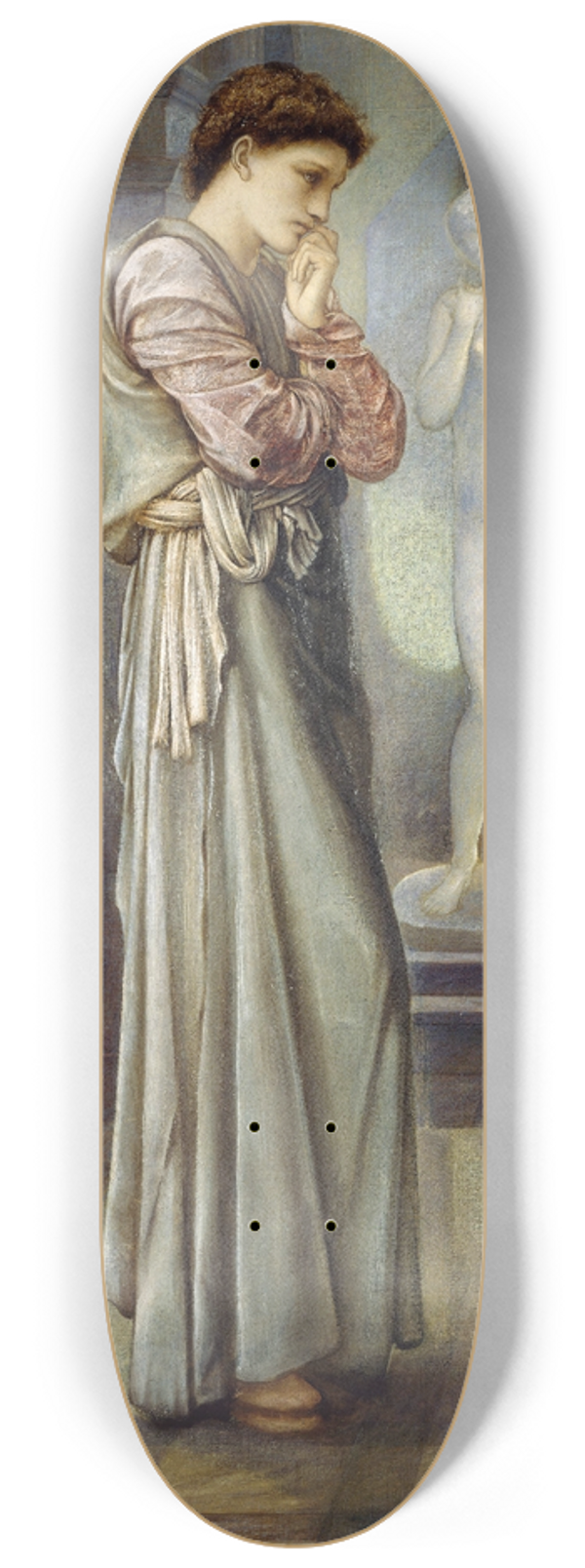Sir Edward Coley Burne-Jones - Pygmalion And The Image  The Heart Desires 8.25 inch art skate deck