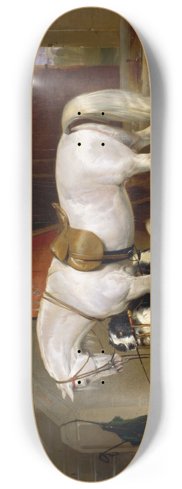 Sir Edwin Henry Landseer - Favourites, the Property of H.R.H. Prince George of Cambridge 8.25 inch art skate deck