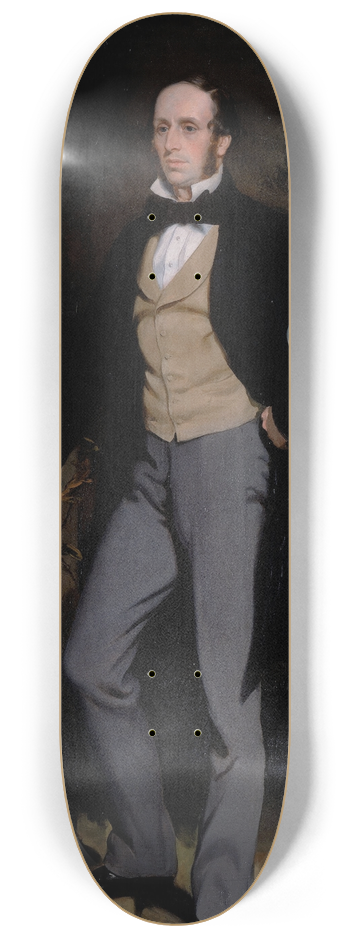Sir Francis Grant - Portrait of John Naylor 8.25 inch art skate deck