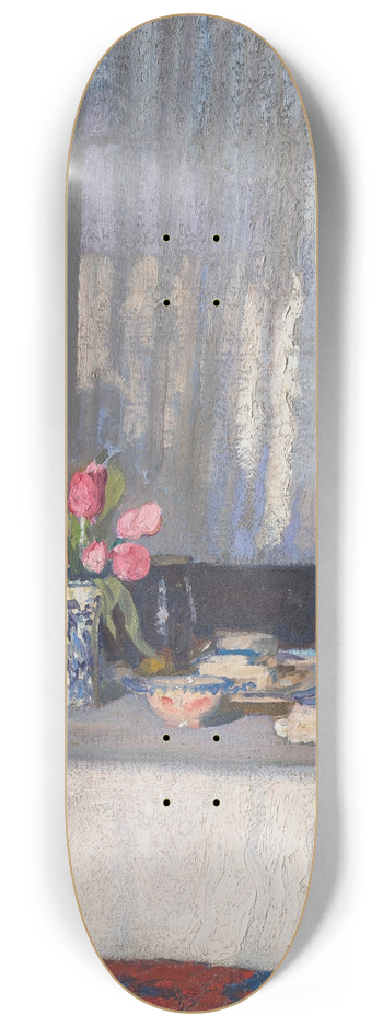 Sir George Clausen - The Breakfast Table 8.25 inch art skate deck