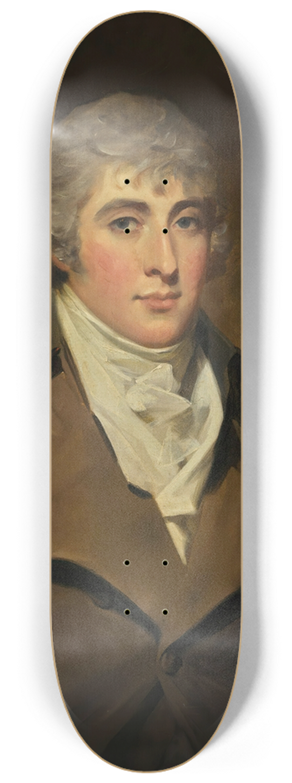 Sir Henry Raeburn - Portrait Of James Hepburn 8.25 inch art skate deck