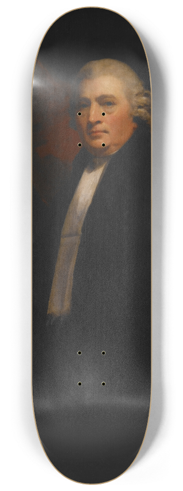 Sir Henry Raeburn - Portrait of Lord Robert Blair 8.25 inch art skate deck