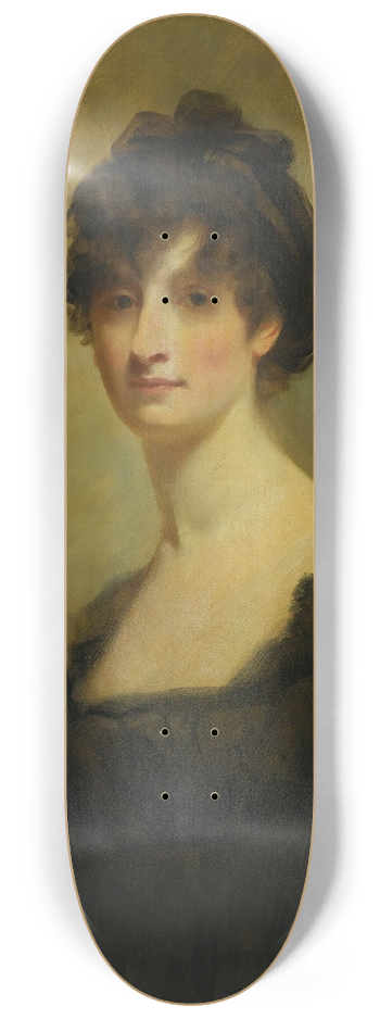 Sir Henry Raeburn - Portrait Of Mrs. Blair 8.25 inch art skate deck