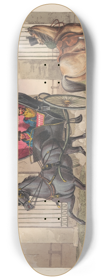 Sir John Dean Paul - Cabriolet Horse 8.25 inch art skate deck
