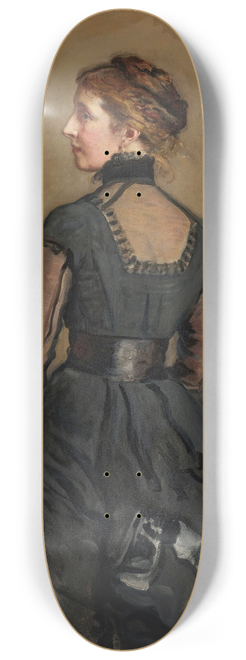 Sir John Everett Millais - Portrait Of Kate Perugini, Daughter Of Charles Dickens 8.25 inch art skate deck