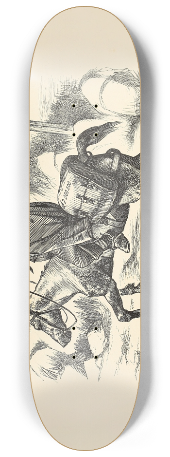 Sir John Tenniel - Shifting his Capital 8.25 inch art skate deck