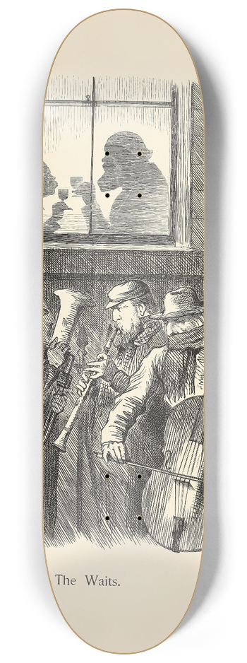 Sir John Tenniel - The Waits 8.25 inch art skate deck