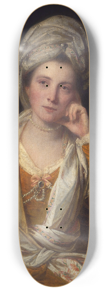 Sir Joshua Reynolds - Mrs. Horton, Later Viscountess Maynard 8.25 inch art skate deck