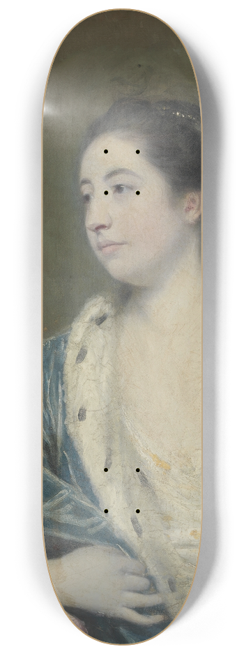Sir Joshua Reynolds - Portrait of a Woman 8.25 inch art skate deck