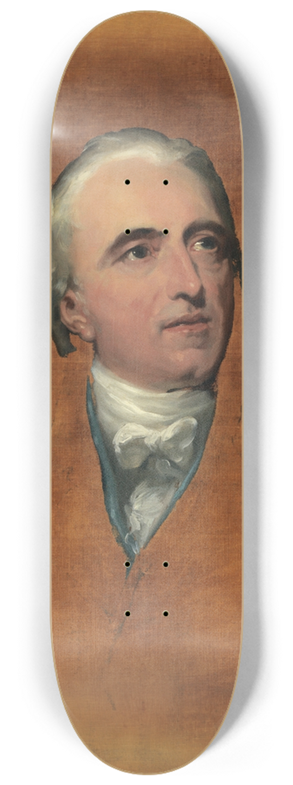 Sir Thomas Lawrence - Portrait Of Charles Binny (1747-1822) 8.25 inch art skate deck