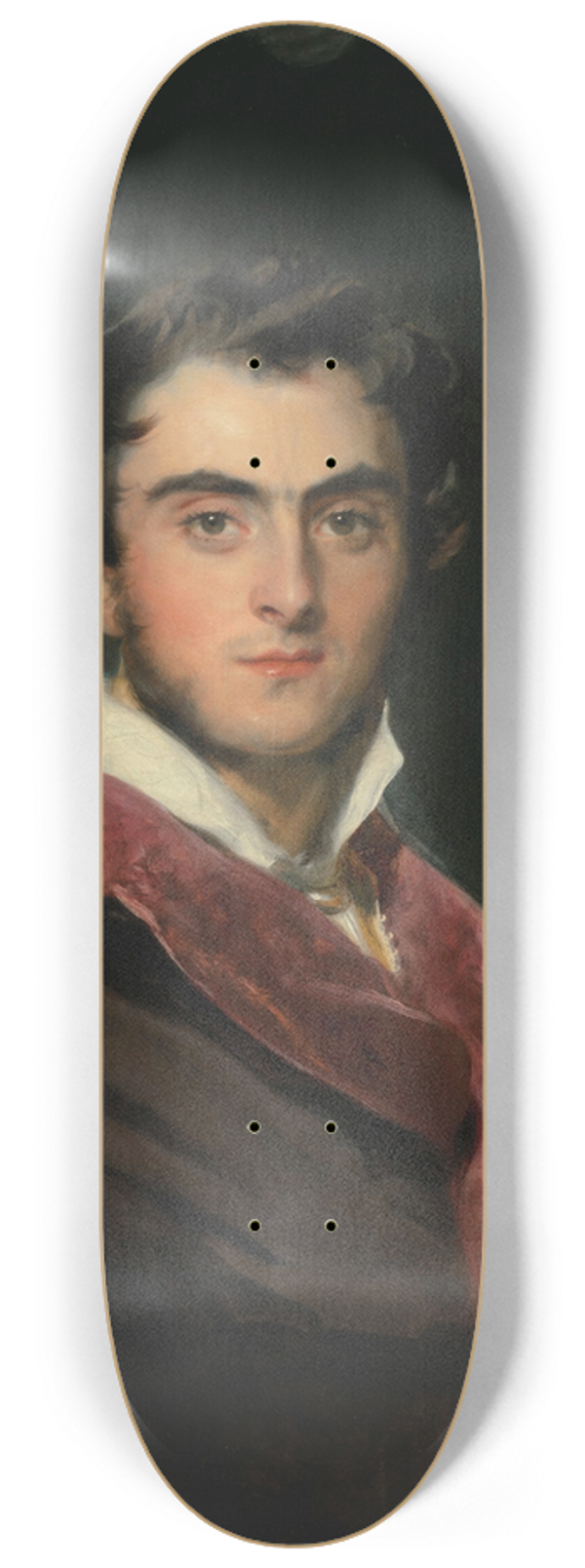 Sir Thomas Lawrence - Portrait of Richard Meade, 3rd Earl of Clanwilliam (1795-1879) 8.25 inch art skate deck