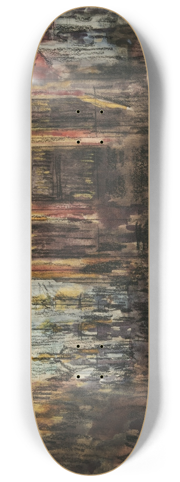 Sir William Eden - Church Interior 8.25 inch art skate deck