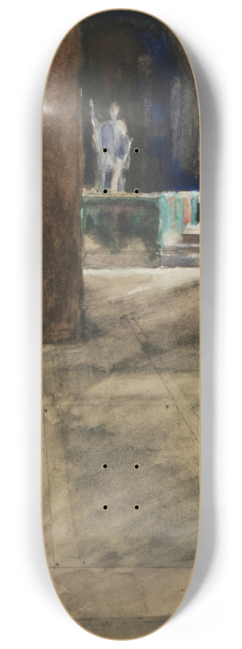 Sir William Eden - Church Interior 8.25 inch art skate deck