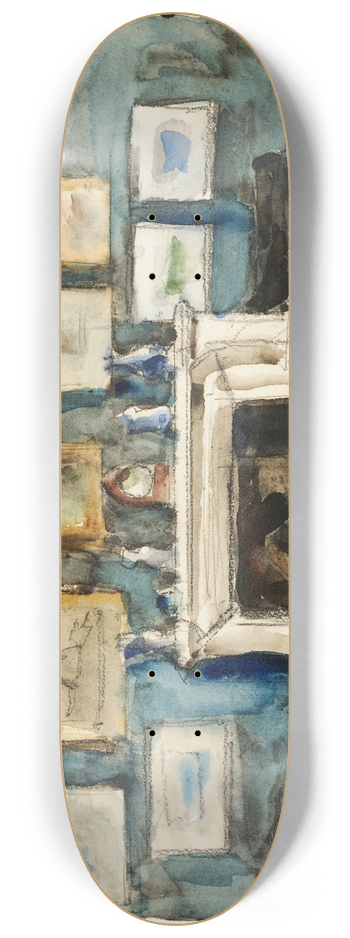 Sir William Eden - Study 8.25 inch art skate deck