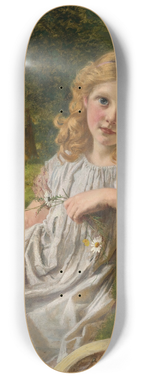 Sophie Anderson - Summer Flowers 8.25 inch art skate deck