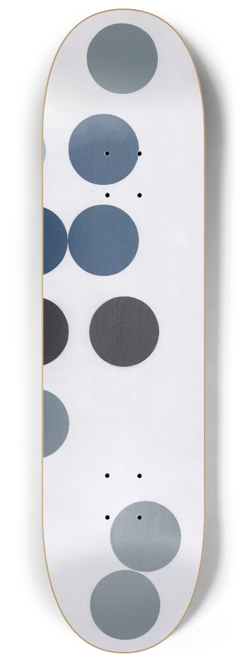 Sophie Taeuber-Arp - Circular Image in Motion 8.25 inch art skate deck