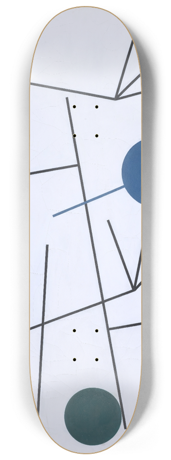 Sophie Taeuber-Arp - Rising, Falling, Clinging, Flying 8.25 inch art skate deck