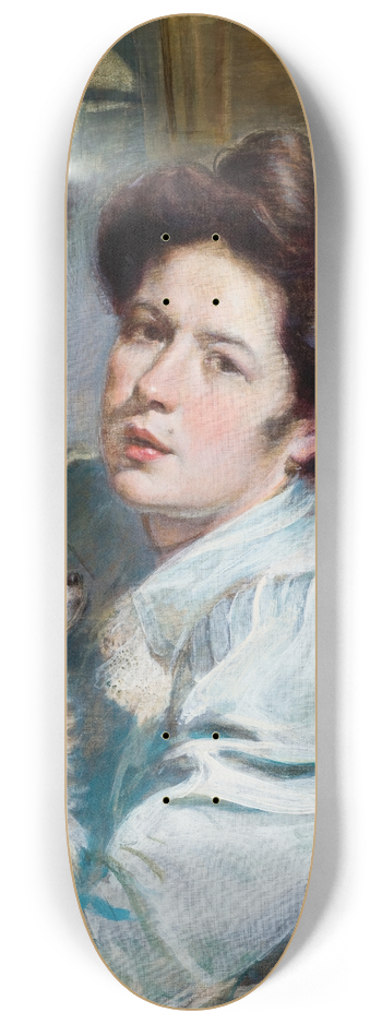Stanisaw Dbicki - Portrait of Wife 8.25 inch art skate deck