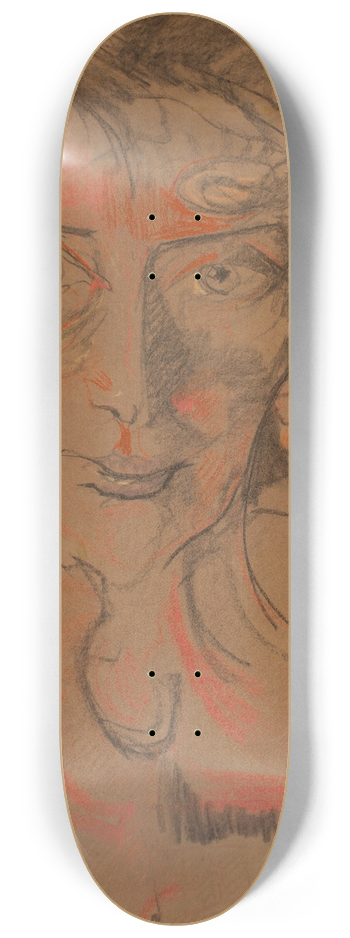Stanisaw Ignacy Witkiewicz - Portrait of Eugenia Dunin-Borkowska 8.25 inch art skate deck