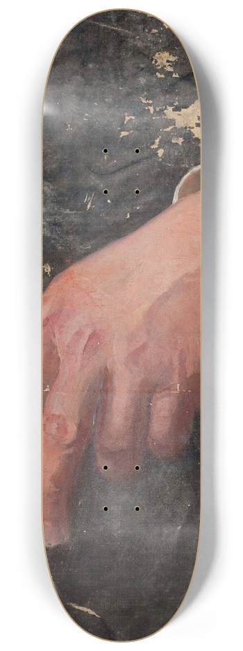 Stanisaw Lentz - Study of a hand 8.25 inch art skate deck