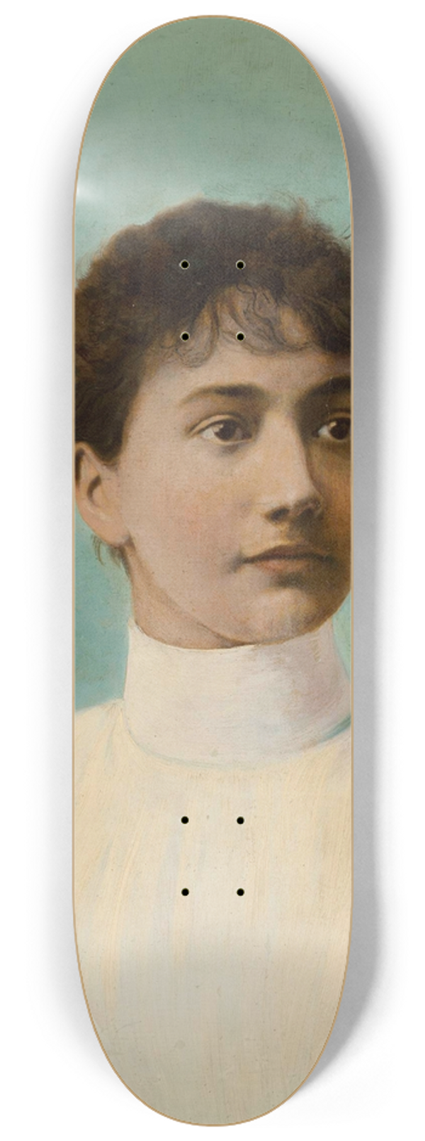 Stanisaw Masowski - Portrait of Aniela Rapacka 8.25 inch art skate deck