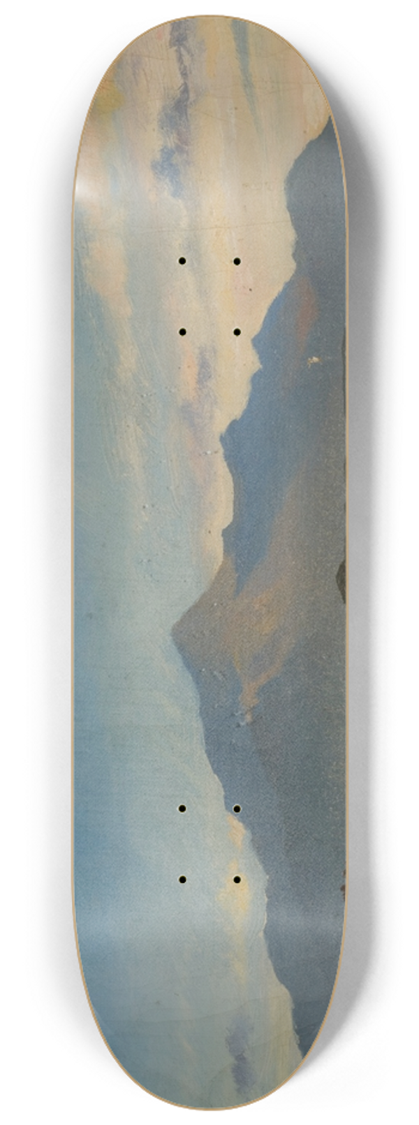 Stanisaw von Chlebowski - Oriental Landscape 8.25 inch art skate deck