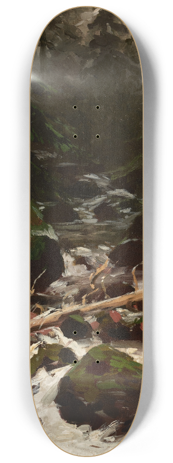 Stanisaw Witkiewicz - Stream in the Forest 8.25 inch art skate deck
