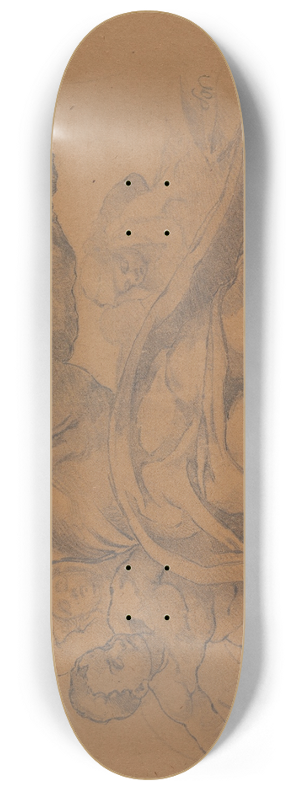 Stanisaw Wyspiaski - Bg Ojciec wedug fresku Michaa Anioa z Kaplicy Sykstyskiej 8.25 inch art skate deck