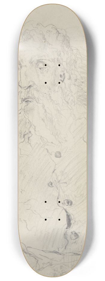 Stanisaw Wyspiaski - Copy of a male character from Jan Matejkos composition 8.25 inch art skate deck