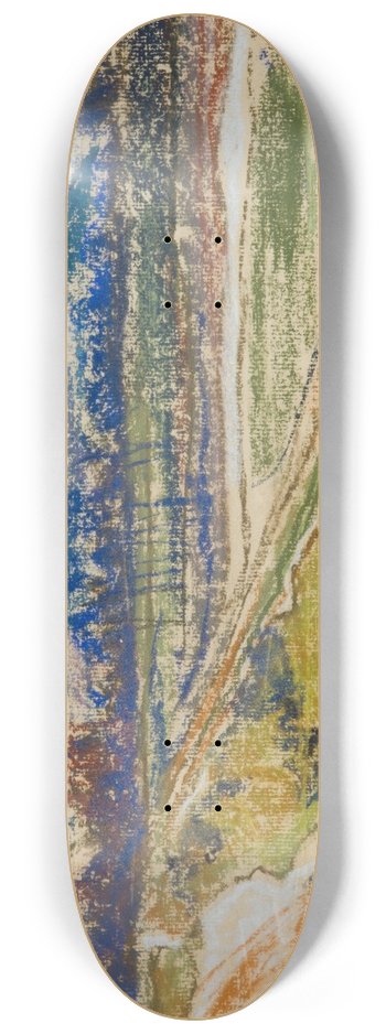 Stanisaw Wyspiaski - View of the Kociuszko Mound in Krakow from the Window in the Artists Studio 8.25 inch art skate deck