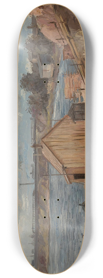 Stanislaw Zukowski - Landscape 8.25 inch art skate deck