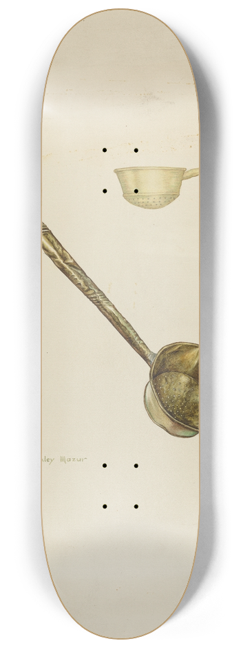 Stanley Mazur - Starch Strainer 8.25 inch art skate deck