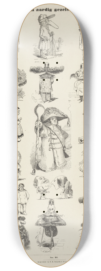 Stauber - Een aardig gezelschap 8.25 inch art skate deck