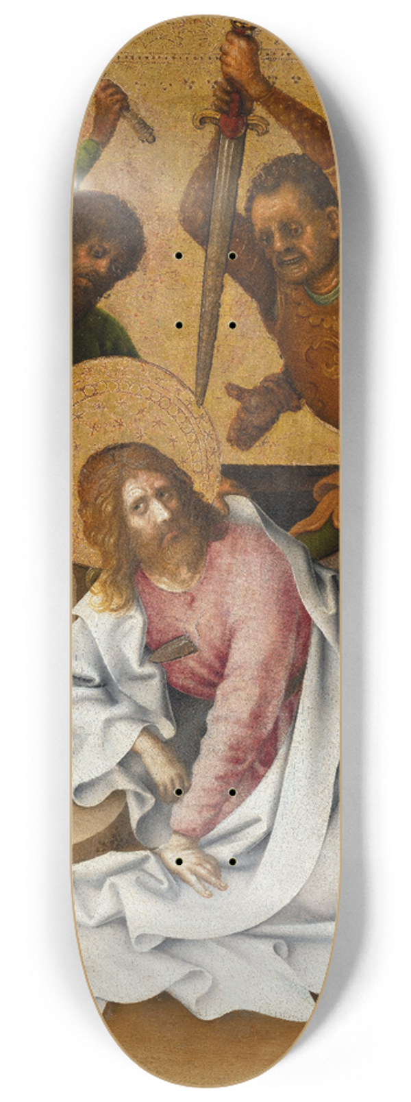 Stefan Lochner - Martyrdom of St Matthew 8.25 inch art skate deck