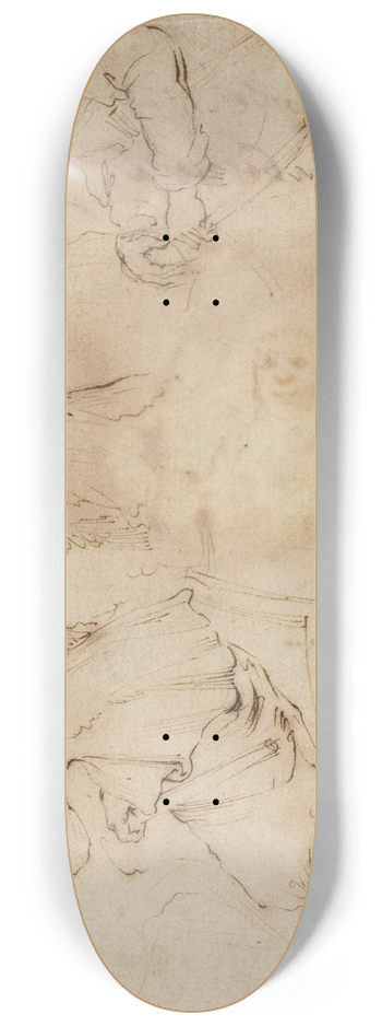 Stefano Della Bella - Four Horsemen 8.25 inch art skate deck