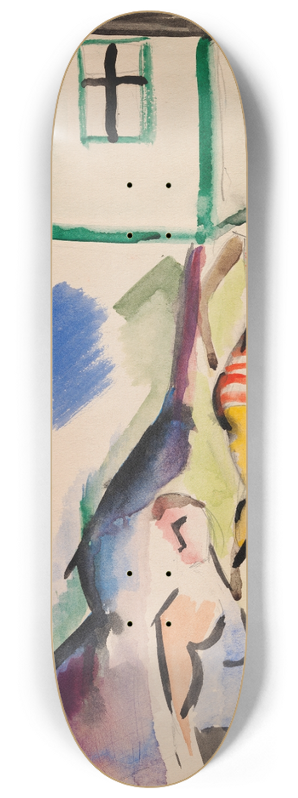 Sulho Sipil - Beach 2 8.25 inch art skate deck