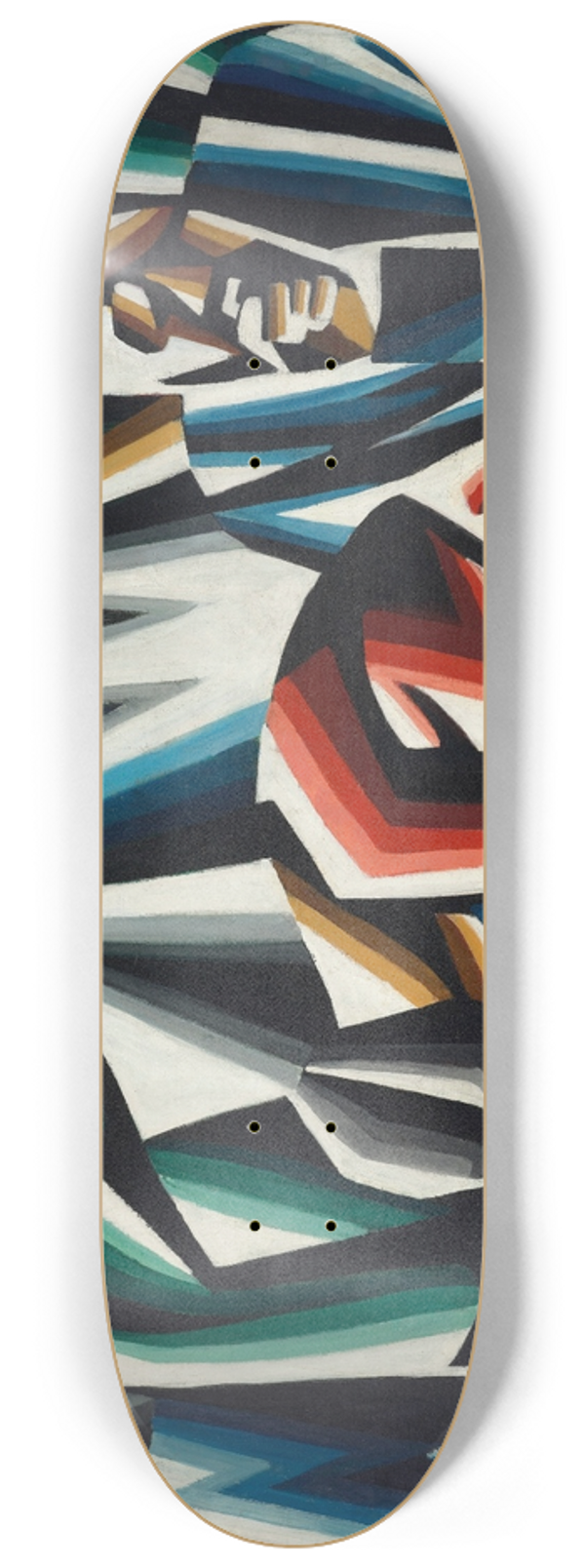 Arthur Segal - Drei Figuren 8.25 inch art skate deck