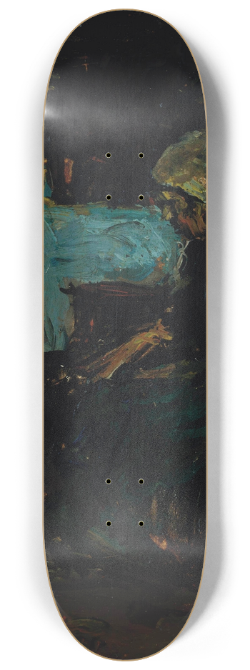 Suze Robertson - Stoking the fire 8.25 inch art skate deck