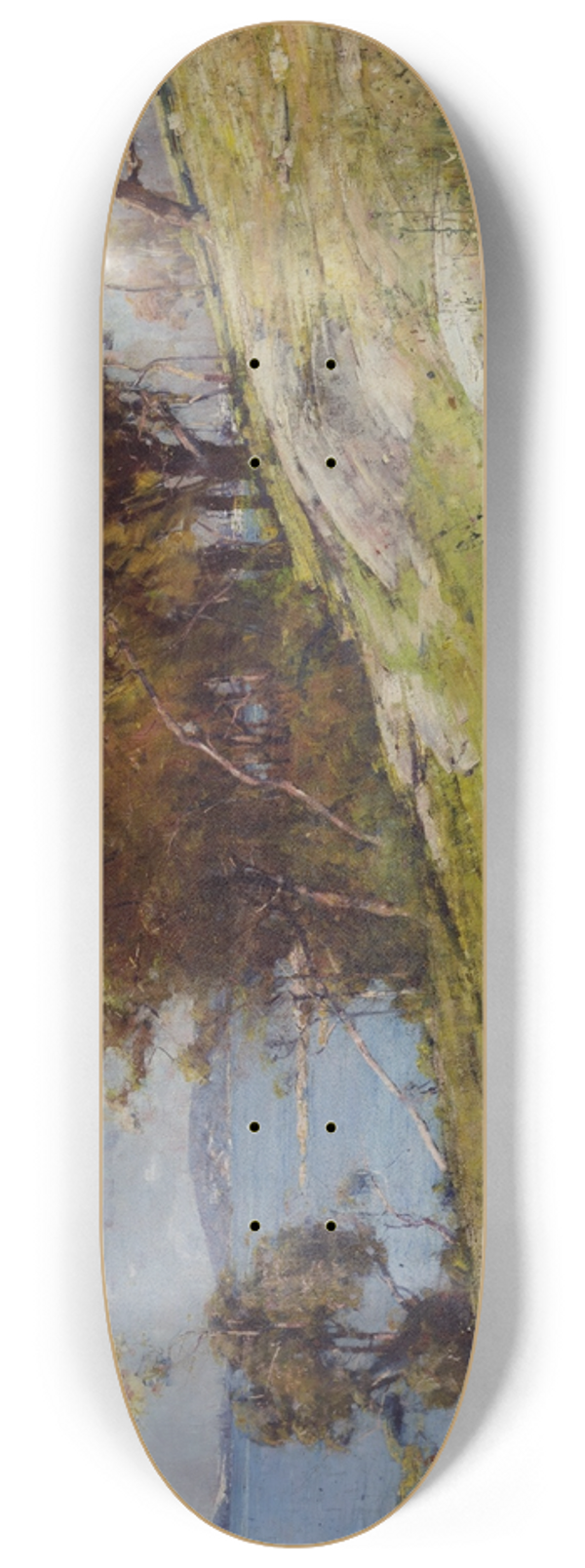 Arthur Streeton - Cremorne pastoral 8.25 inch art skate deck