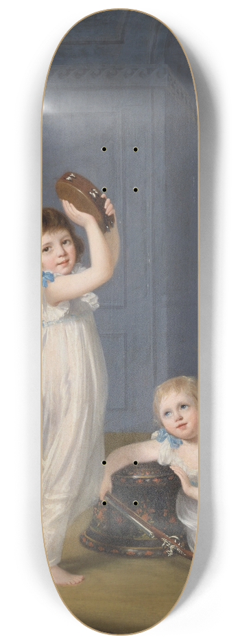 Arthur William Devis - Emily And George Mason 8.25 inch art skate deck