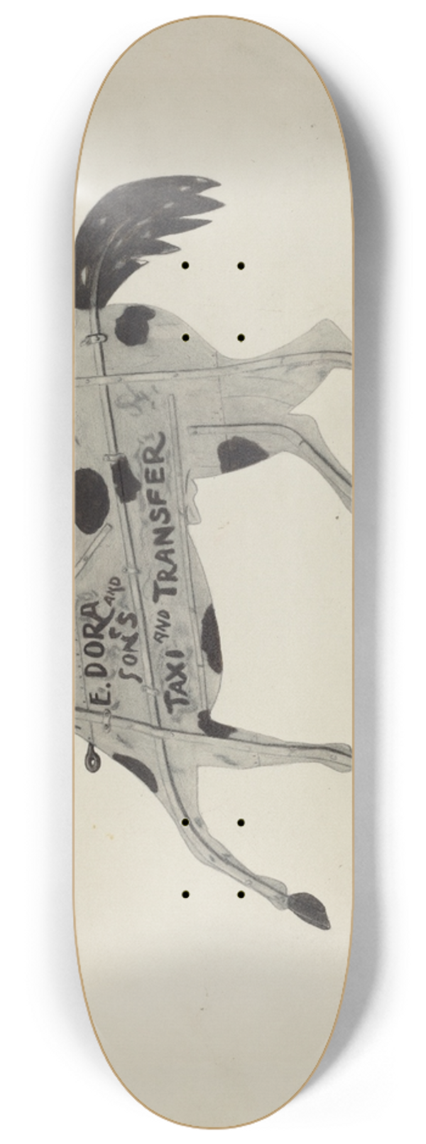 Sydney Roberts - Livery Stable Sign 8.25 inch art skate deck