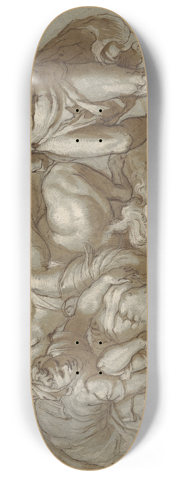 Taddeo Zuccaro - The Conversion of Saint Paul 8.25 inch art skate deck